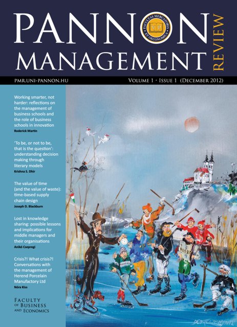 PMR Volume 1 Issue1 cover image